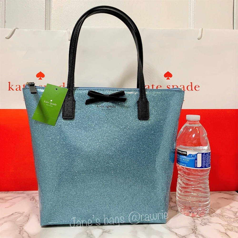 New Kate Spade Glitter Jeralyn Small Tote - Picture 1 of 3